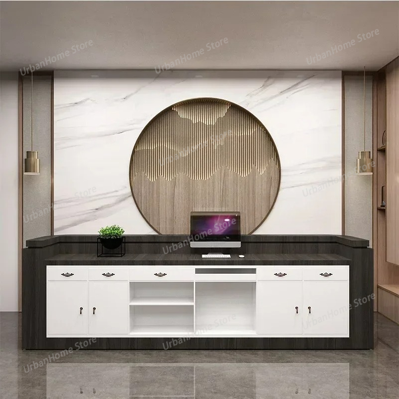 Home Office Marketing - Aesthetic Counter Furniture Showcase Steel Rod