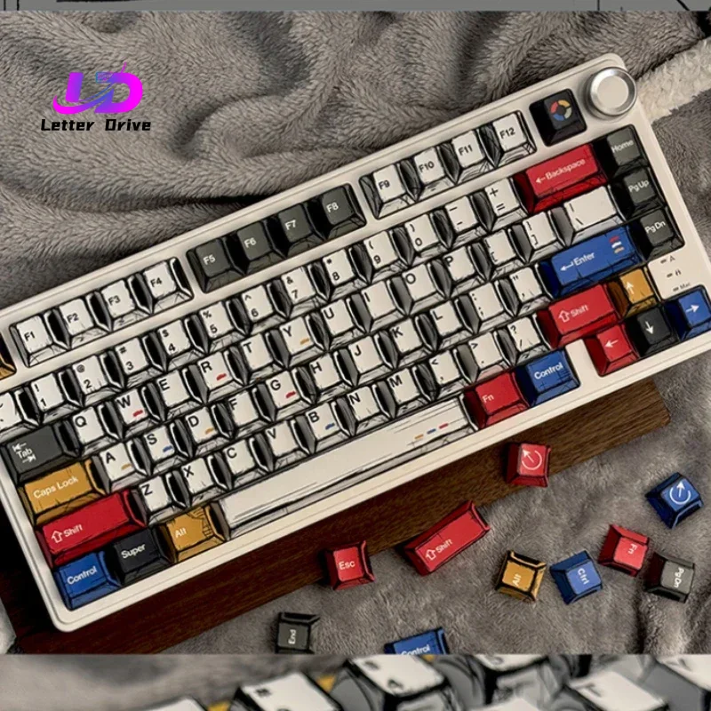 Home Office Keyboard - 2026 Comic KeyCaps Cherry Profile Sublimated