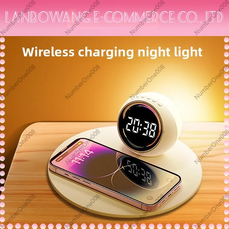 Wireless Charger Night Light,  - огляд і ціна Led Desk Clock