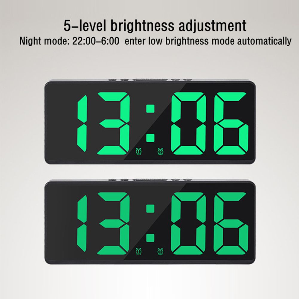 Voice Control Digital Alarm Cl - огляд і ціна Led Desk Clock