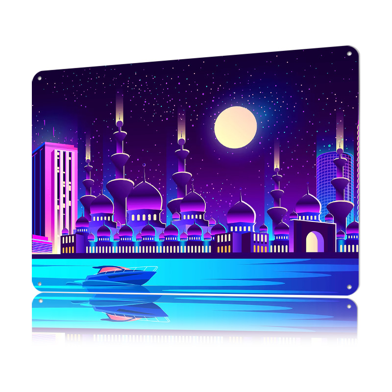 Synthwave Neon City Dubai Meta - огляд і ціна Home Office Dubai