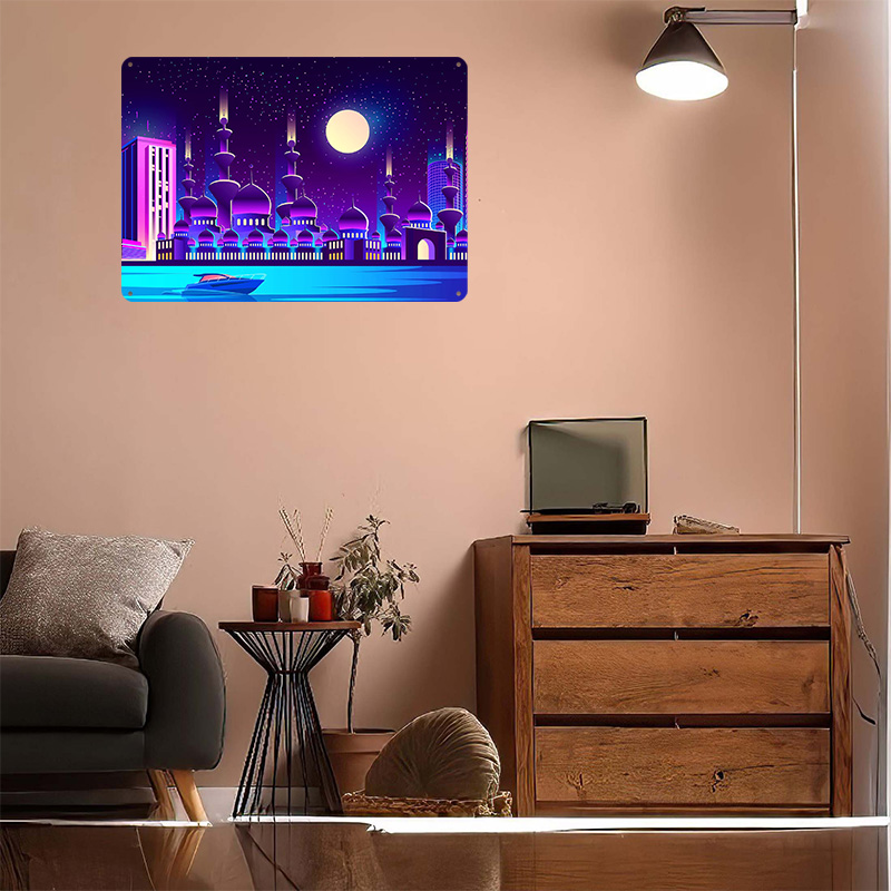 Synthwave Neon City Dubai Meta - огляд і ціна Home Office Dubai