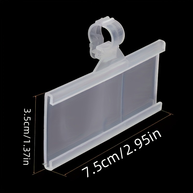 100 PVC Snap Lock Price Tag Di - огляд і ціна Home Office Marketing