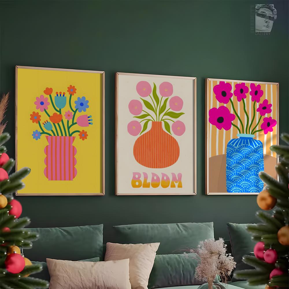 Pink Flower Market Vase Painti - огляд і ціна Home Office Marketing