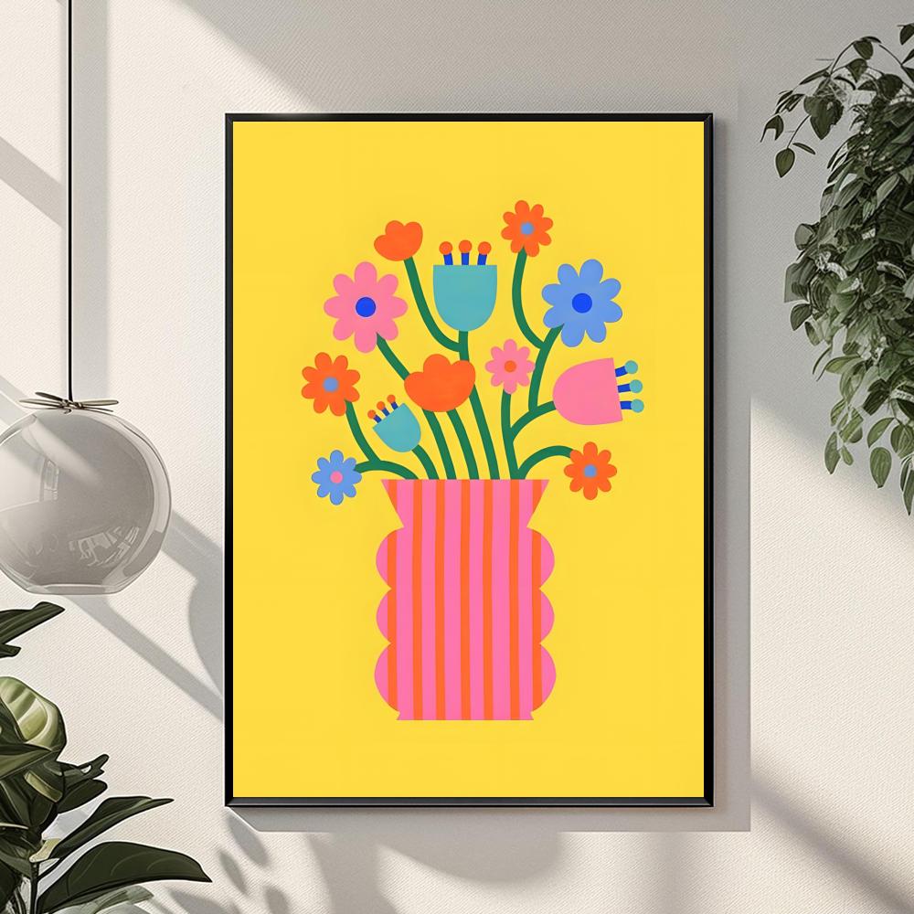 Pink Flower Market Vase Painti - огляд і ціна Home Office Marketing