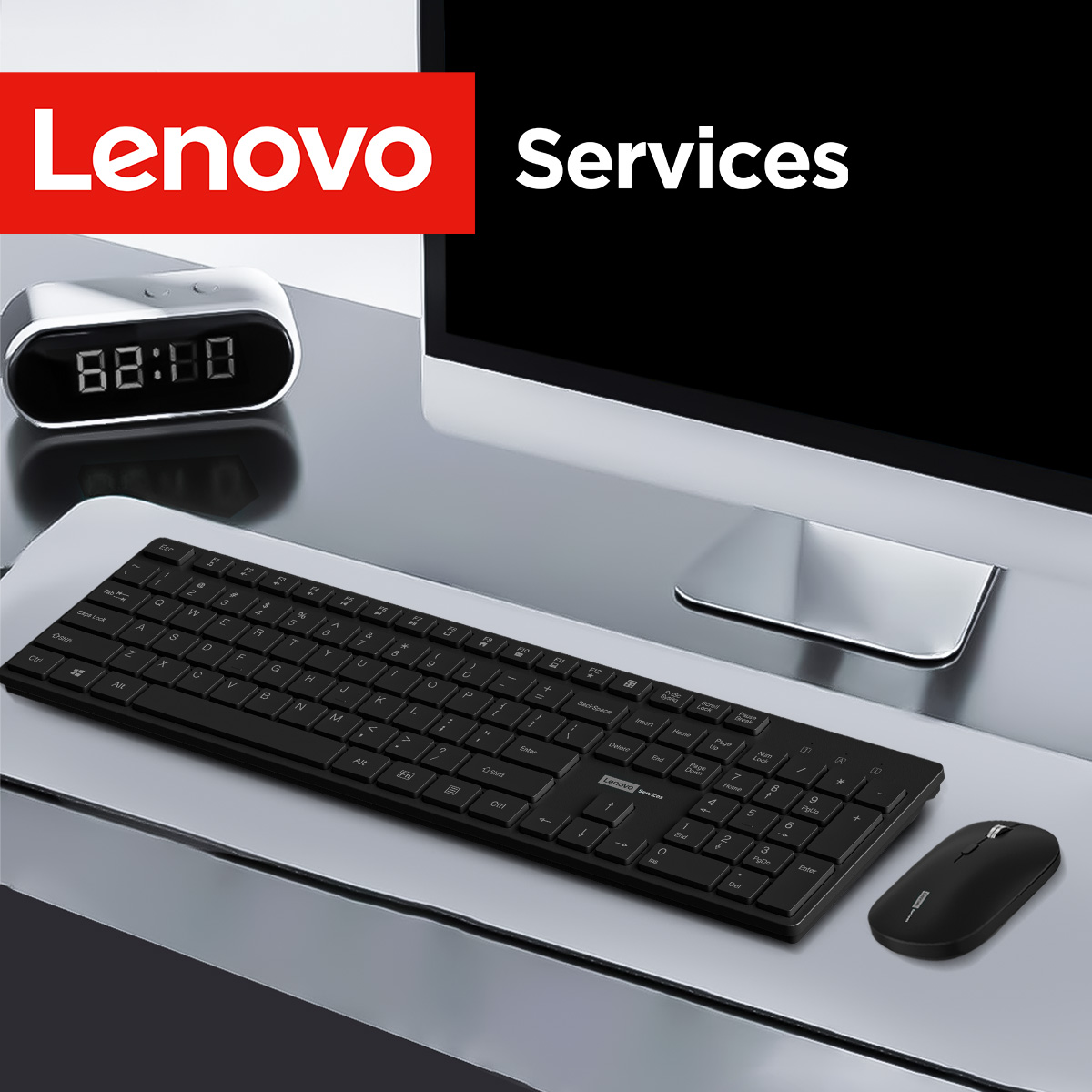 Lenovo KN220 Silent 2.4G Wirel - огляд і ціна Home Office Keyboard
