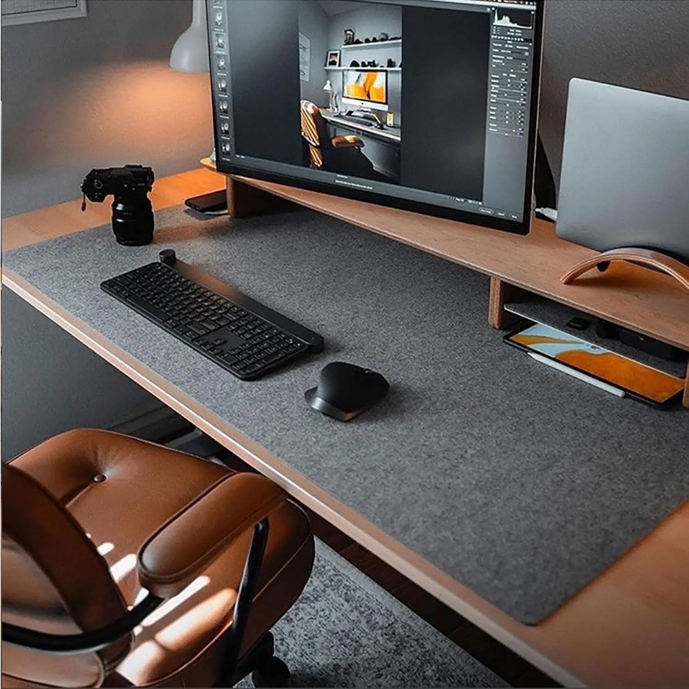Felt Desk Mat Computer Mat for - огляд і ціна Home Office Keyboard And Mouse