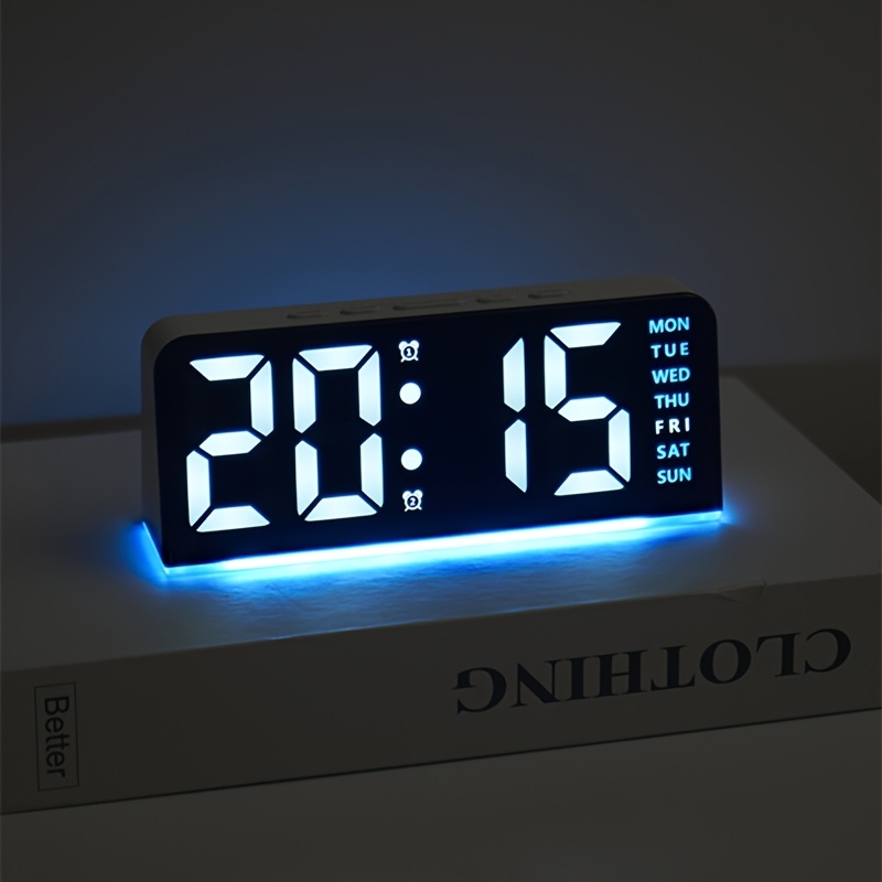 Digital LED Alarm Clock Deskto - огляд і ціна Led Desk Clock