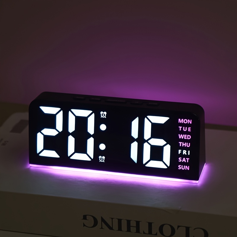 Digital LED Alarm Clock Deskto - огляд і ціна Led Desk Clock