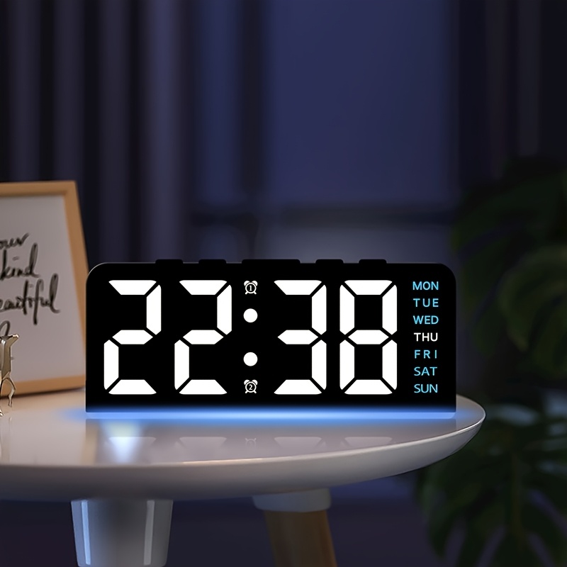 Digital LED Alarm Clock Deskto - огляд і ціна Led Desk Clock