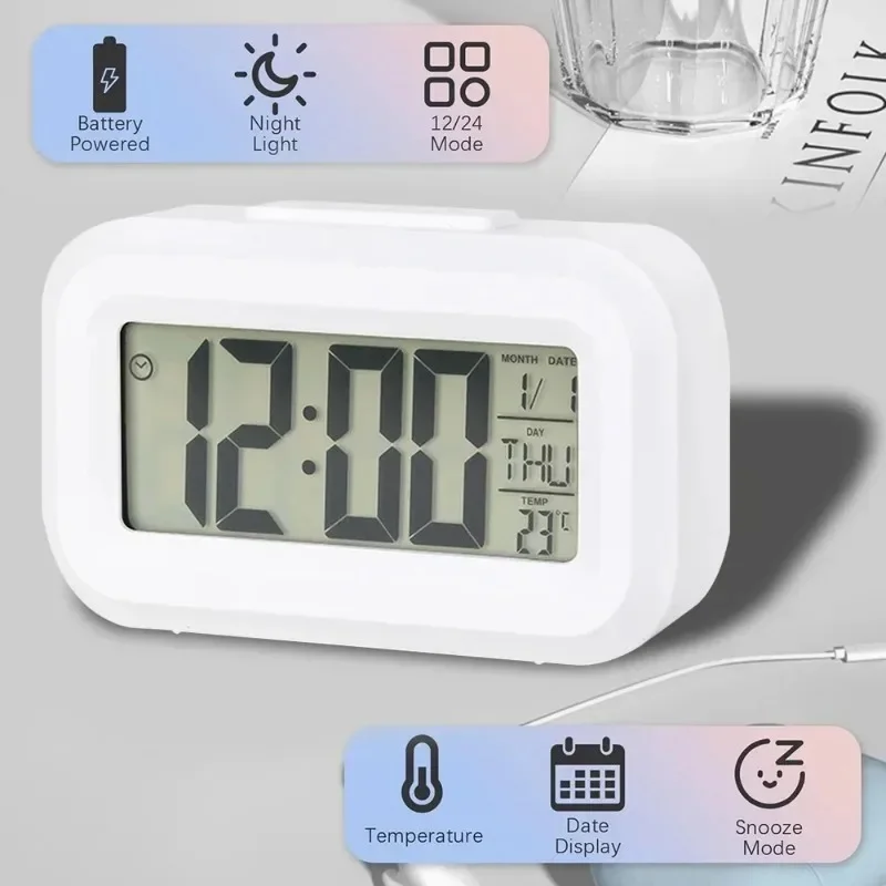 Led Digital Alarm Clock Backli - огляд і ціна Led Desk Clock