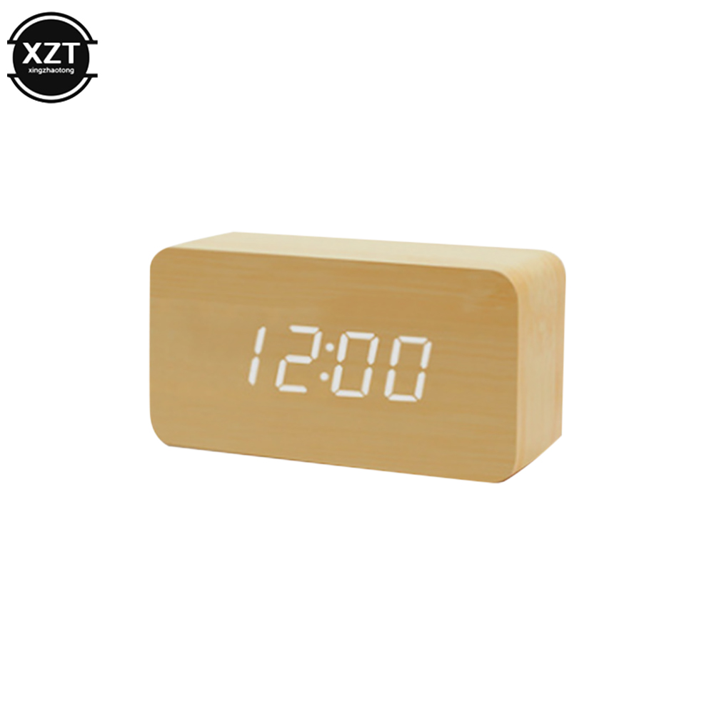 Fashion Alarm Clock LED Wooden - огляд і ціна Led Desk Clock