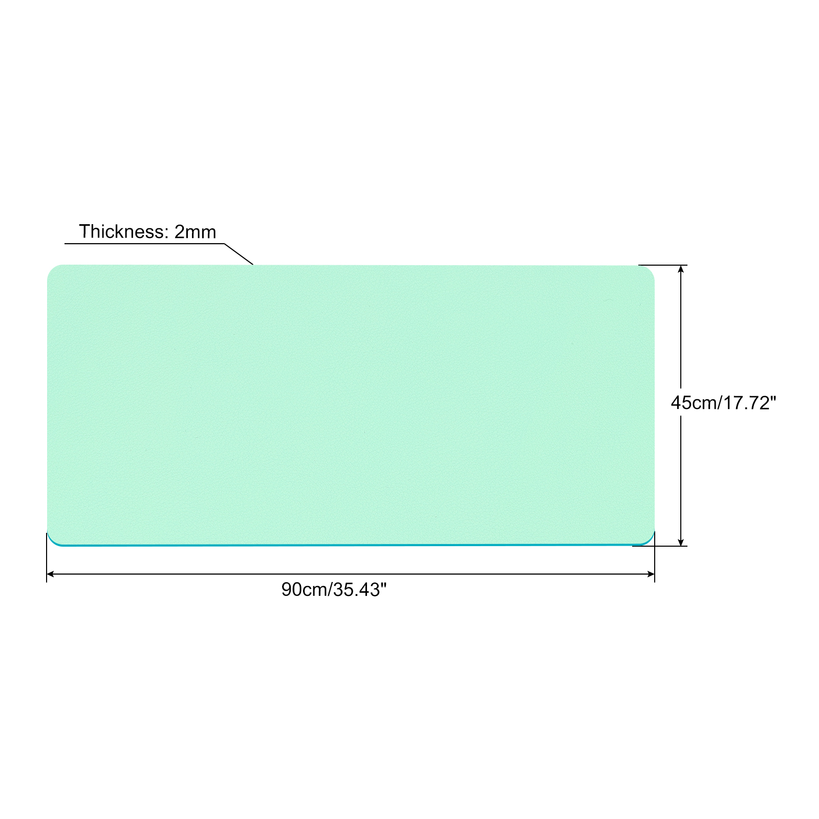 Office Desk Mat Protector PU L - огляд і ціна Home Office Keyboard