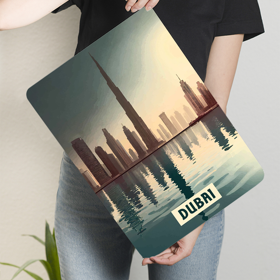 Dubai Skyline at Sunset Metal  - огляд і ціна Home Office Dubai