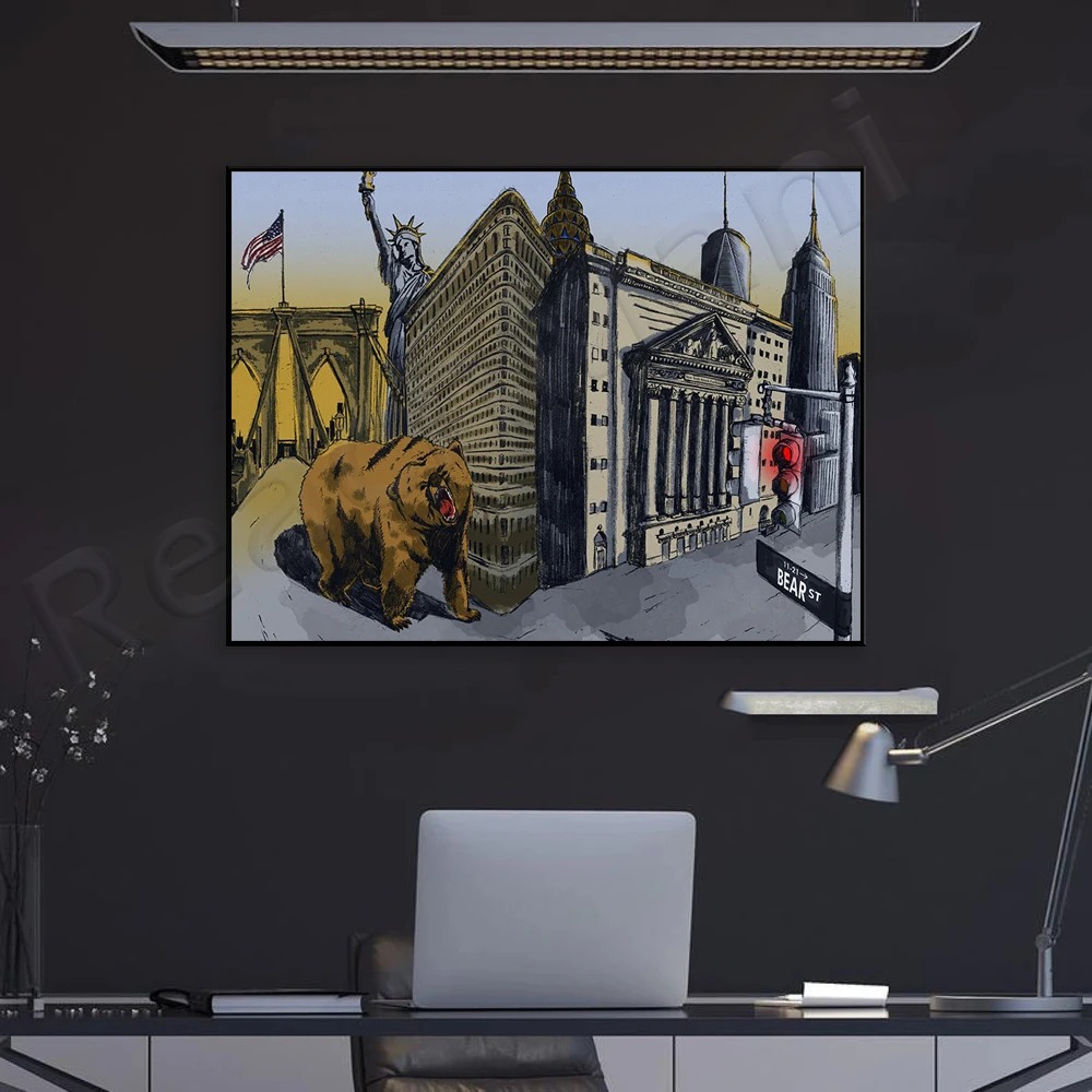 Bear Artwork | New York | Bear - огляд і ціна Home Office Marketing