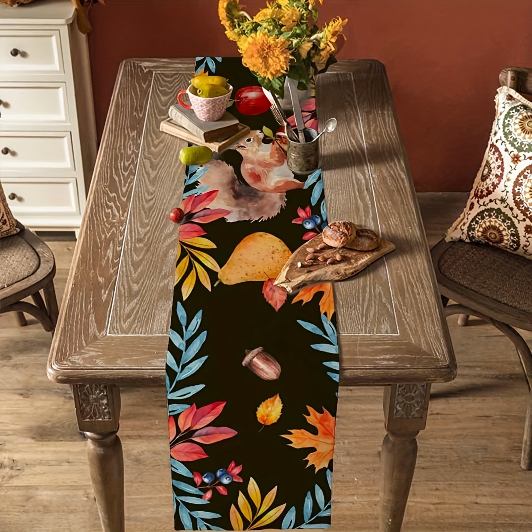 Autumn Leaves Table Runway - R - огляд і ціна Home Office Marketing