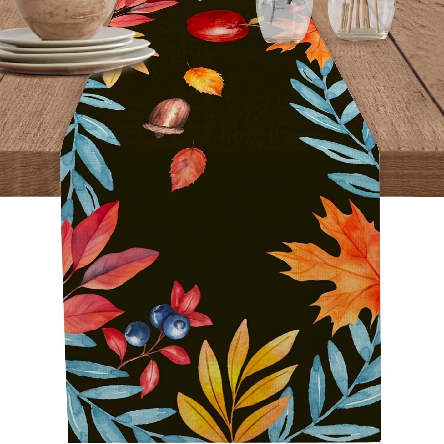 Autumn Leaves Table Runway - R - огляд і ціна Home Office Marketing