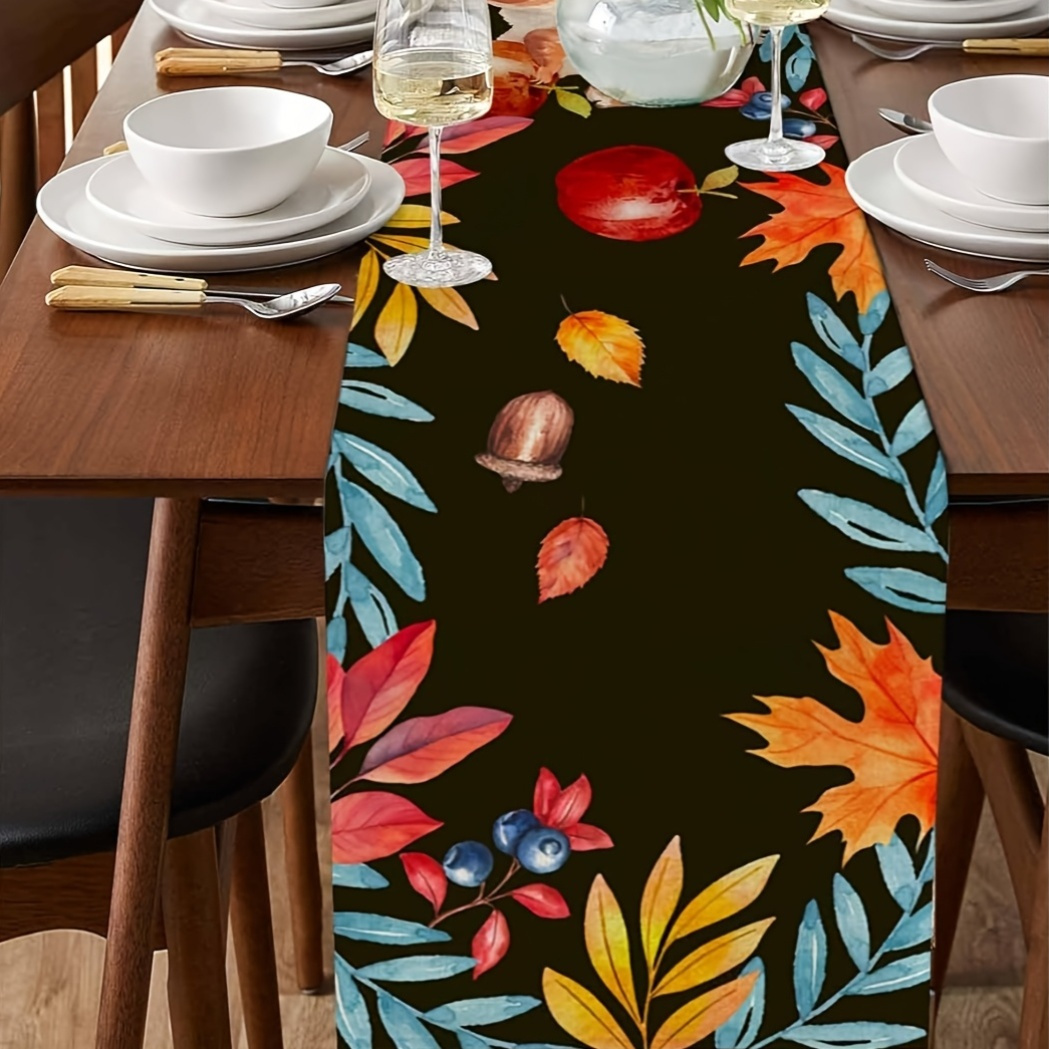 Autumn Leaves Table Runway - R - огляд і ціна Home Office Marketing