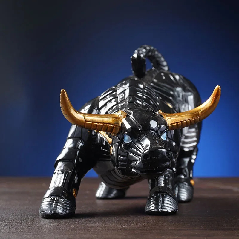Futuristic Bull Robot Sculptur - огляд і ціна Home Office Marketing