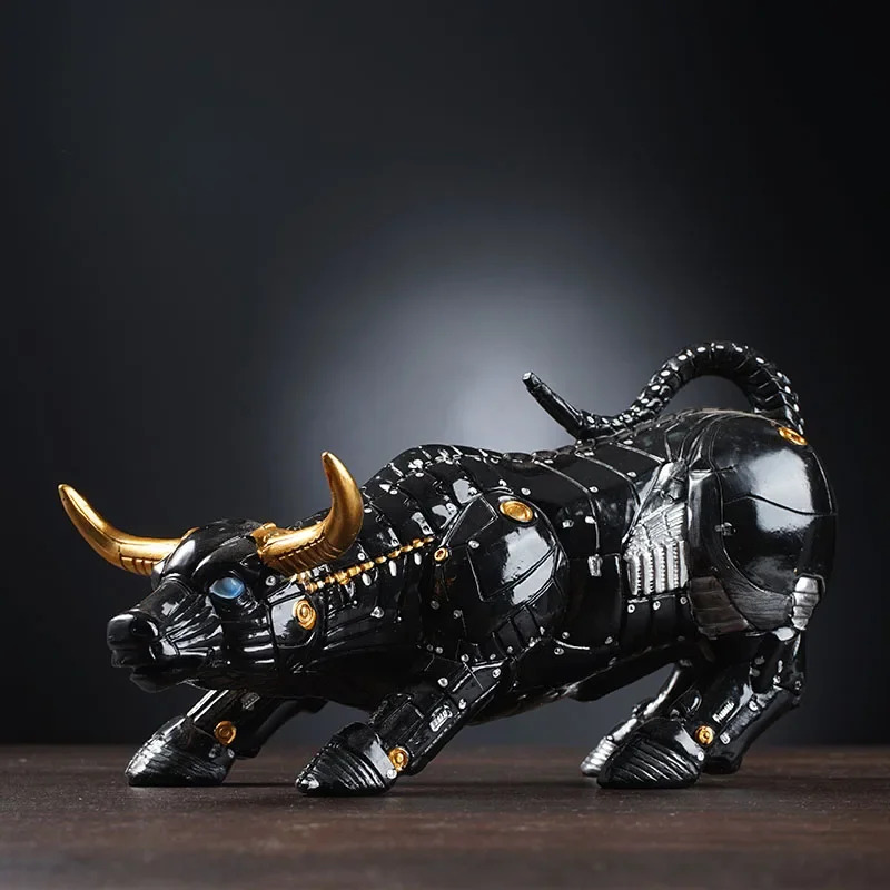 Futuristic Bull Robot Sculptur - огляд і ціна Home Office Marketing