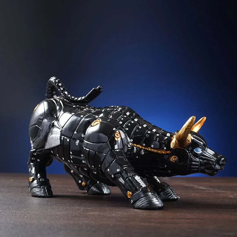 Futuristic Bull Robot Sculptur - огляд і ціна Home Office Marketing