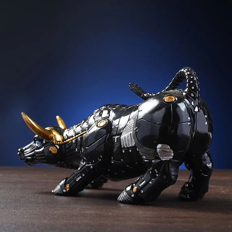Futuristic Bull Robot Sculptur - огляд і ціна Home Office Marketing